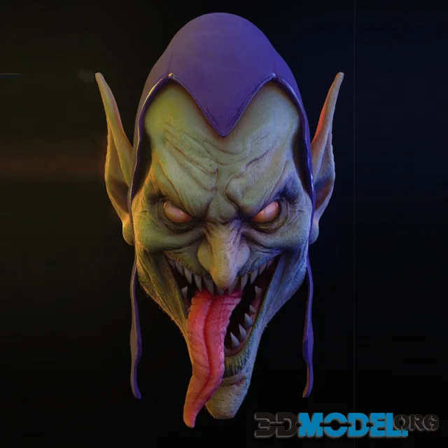 Green Goblin Head – Printable