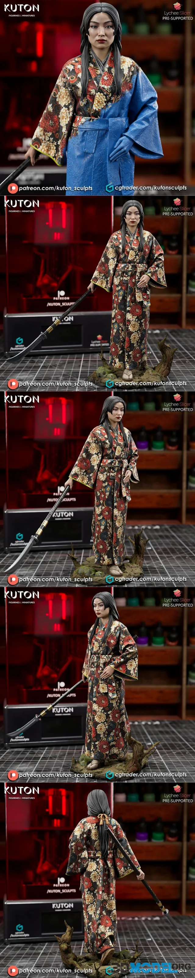 Kuton Figurines - Toda Mirako – Printable