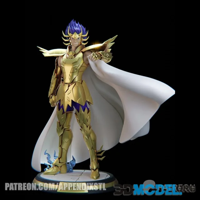 Saint Seiya Lost Canvas - Manigoldo de Cancer – Printable