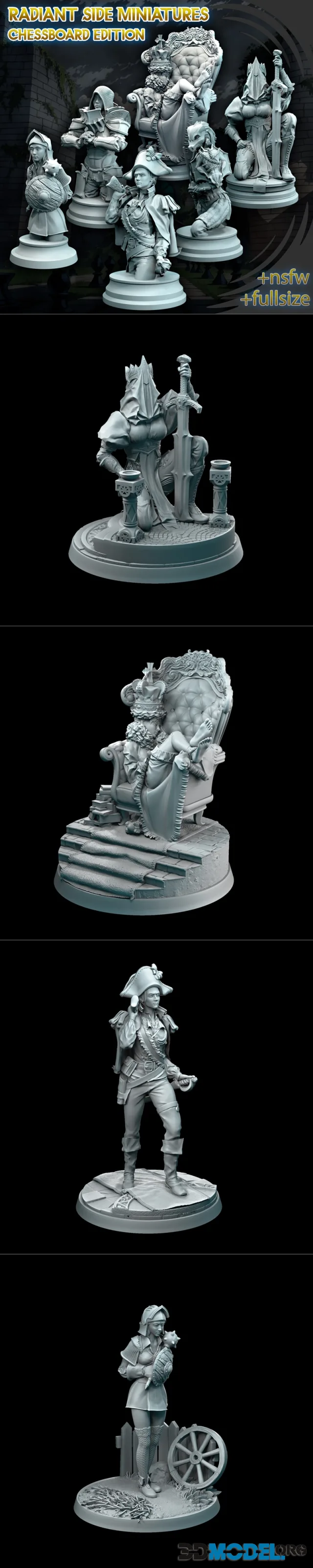 Radiant Side Miniatures and Chess Edition – Printable