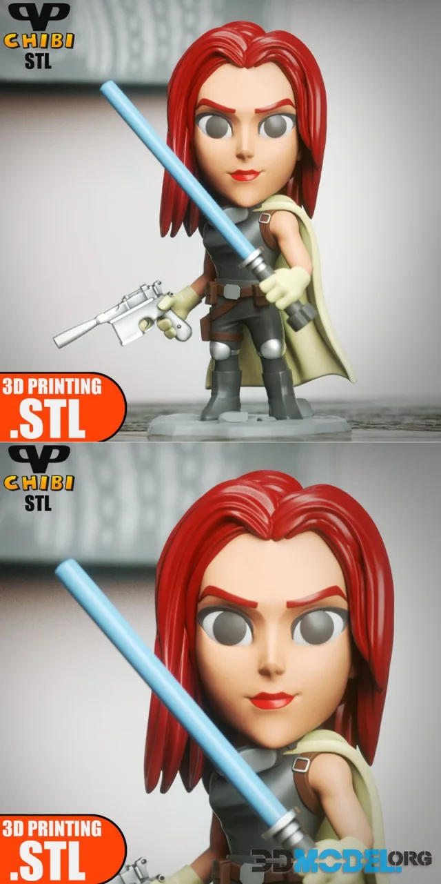 Mara Jade Chibi – Printable