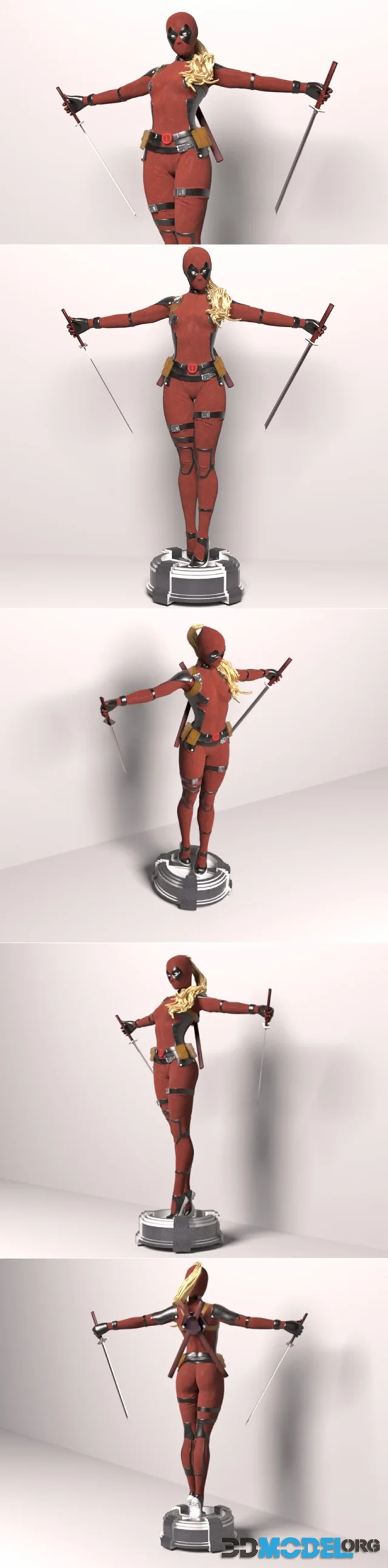 Lady Deadpool by Baba Yaga – Printable