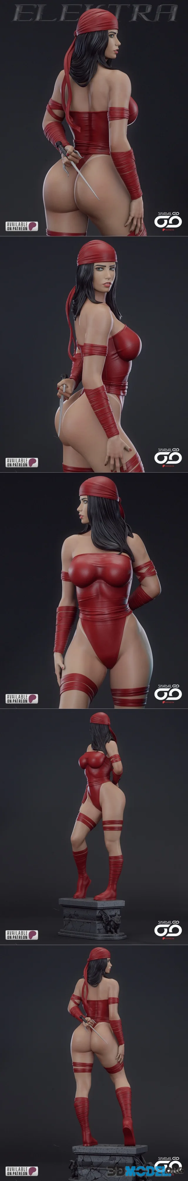 Shadaloo Studios - Elektra – Printable