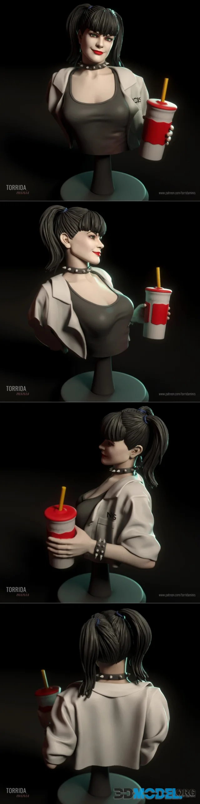 Torrida Minis - Abby Sciuto Bust – Printable
