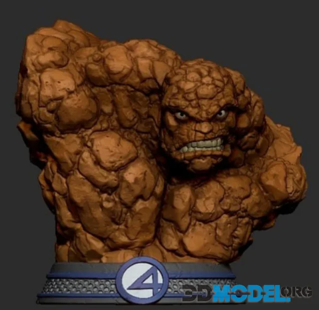 3D Mind - The Thing Bust – Printable
