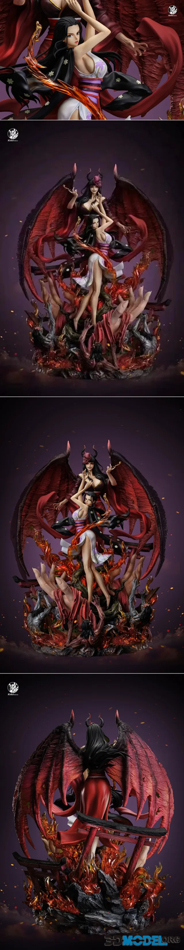 Nico Robin Demonio Fleur Diorama – Printable