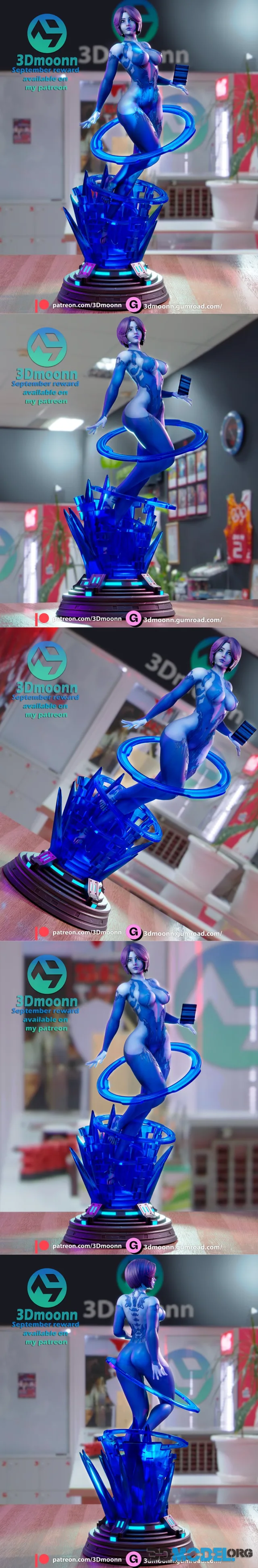 3Dmoonn - Cortana – Printable