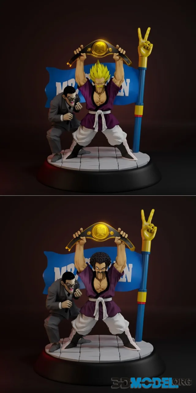 Mr Satan and Locutor – Printable