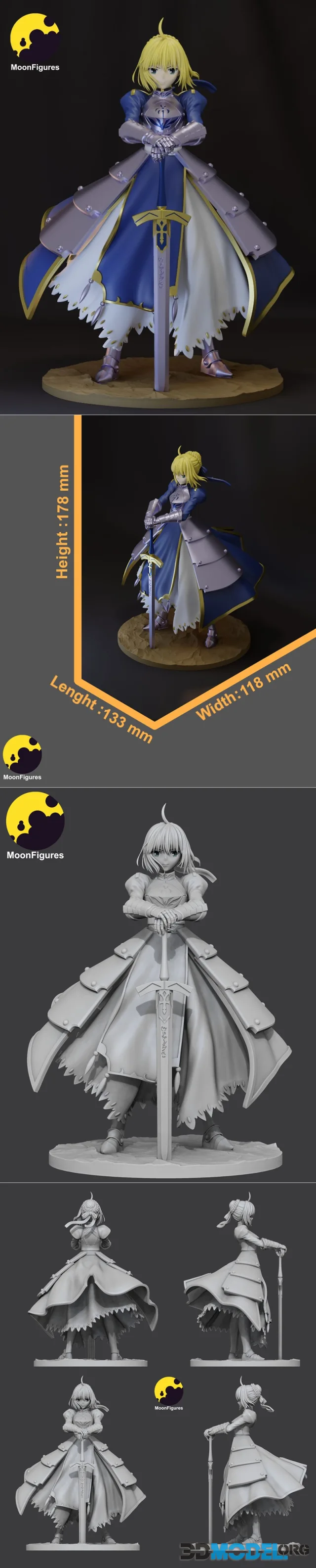 MoonFigures - Saber – Printable