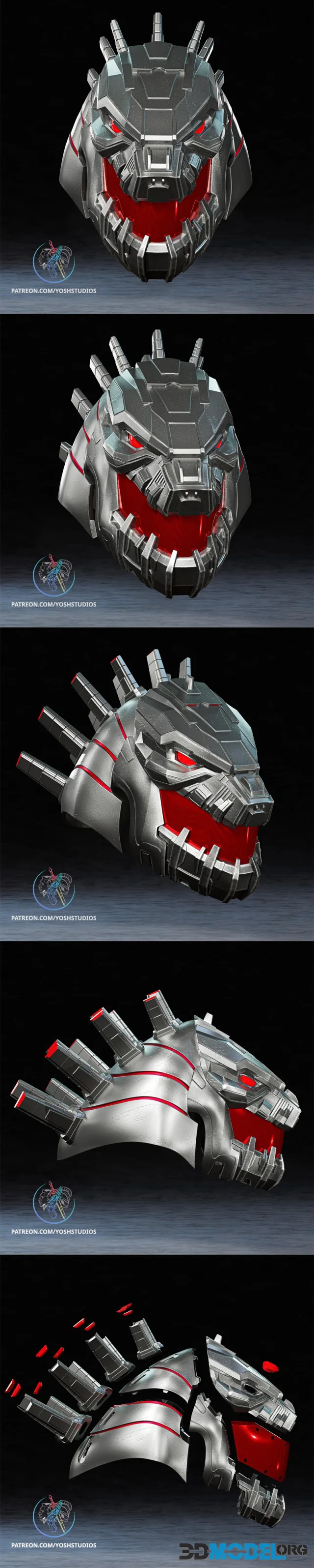 Mecha Godzilla Helmet – Printable