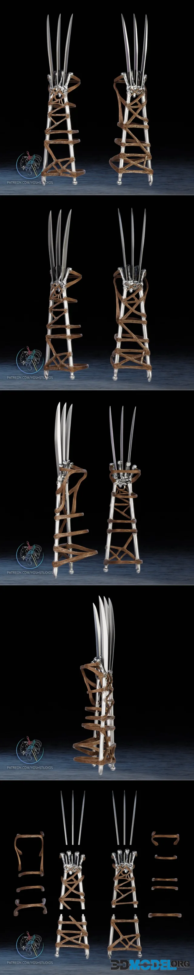 Dead Pool Claws – Printable