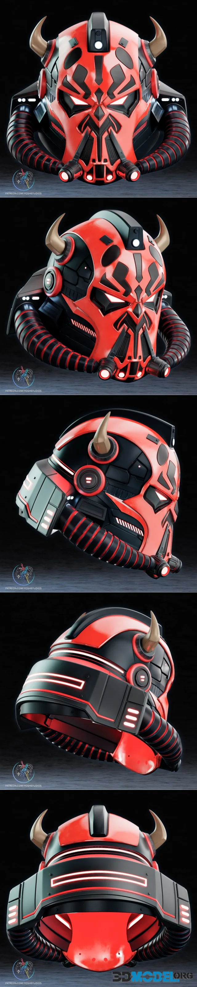 40k Darth Maul Helmet – Printable