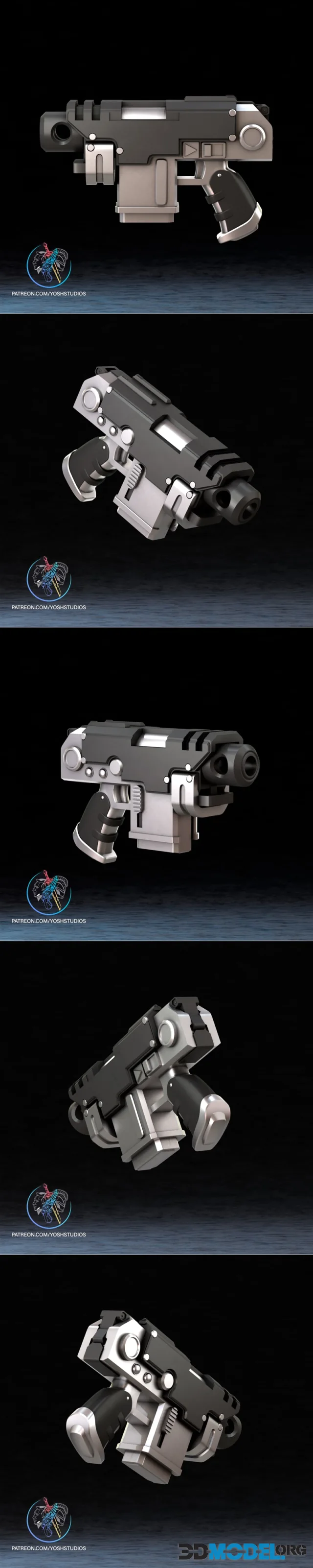 Space Marine 2 Bolter Pistol – Printable