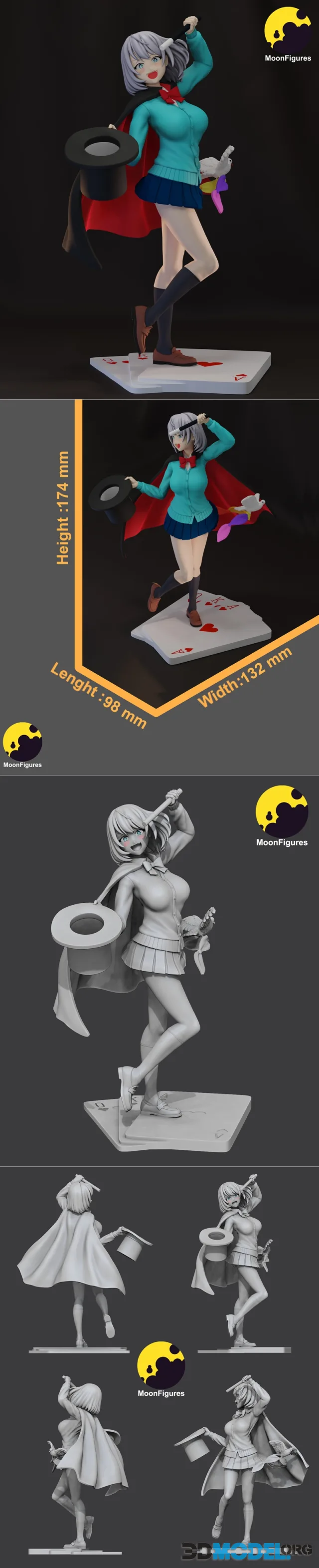 MoonFigures - Senpai - Magical Sempai – Printable