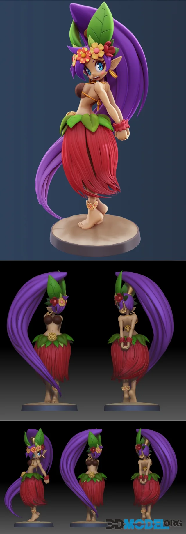 Shantae Hula Girl – Printable