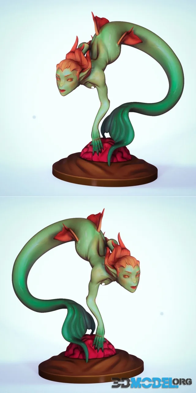 Mermaid monster girl – Printable