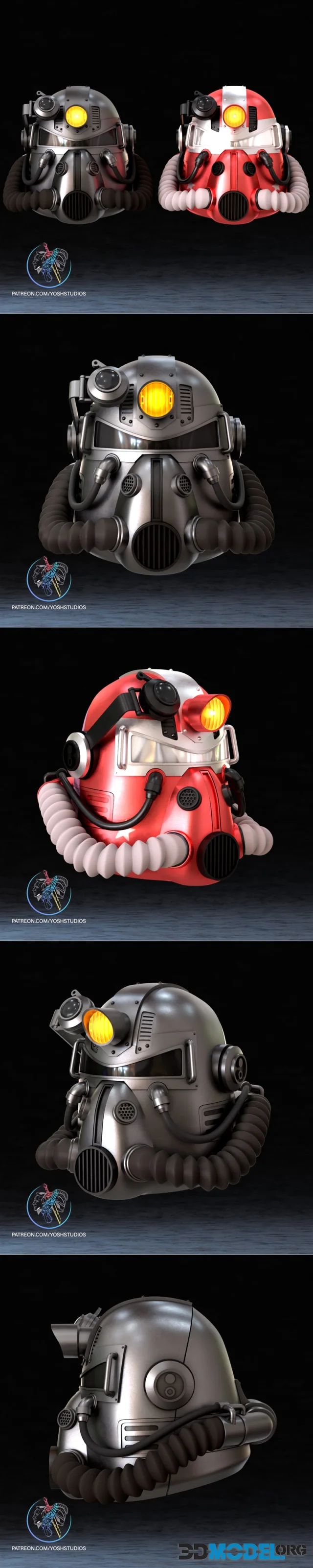T-51 Power Armor Helmet – Printable