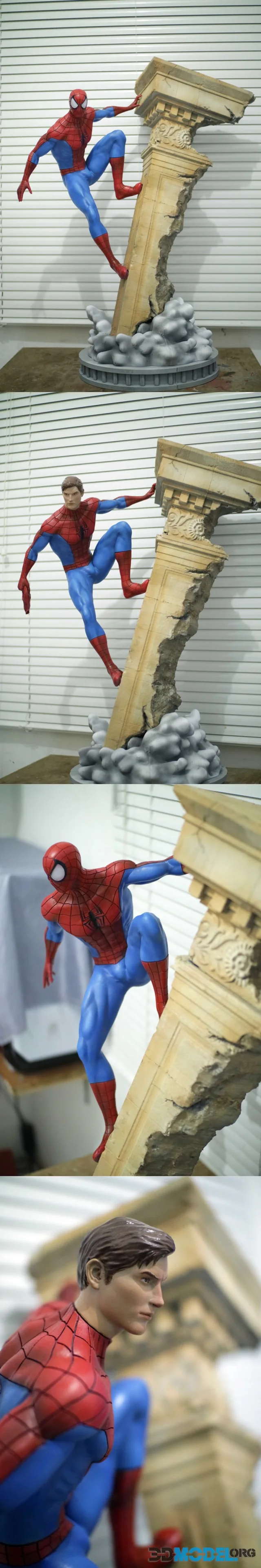 Spiderman statue fan art – Printable