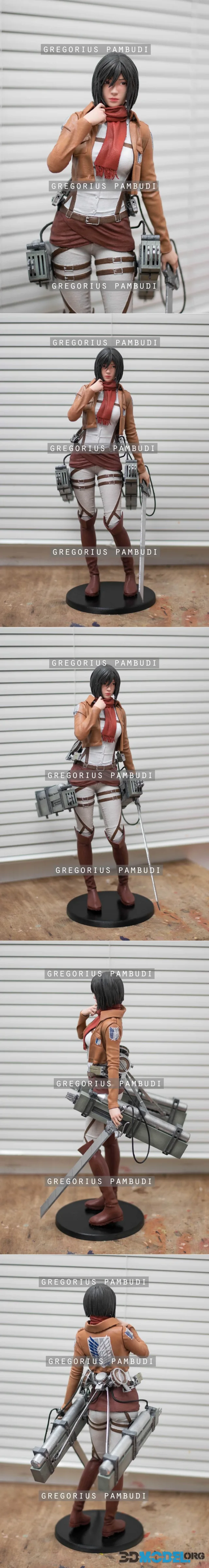 Mikasa Ackerman Attack on Titan – Printable