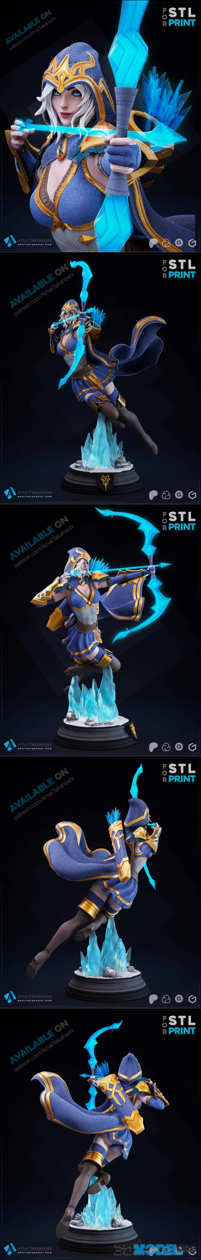 Ashe - League of Legends – Printable