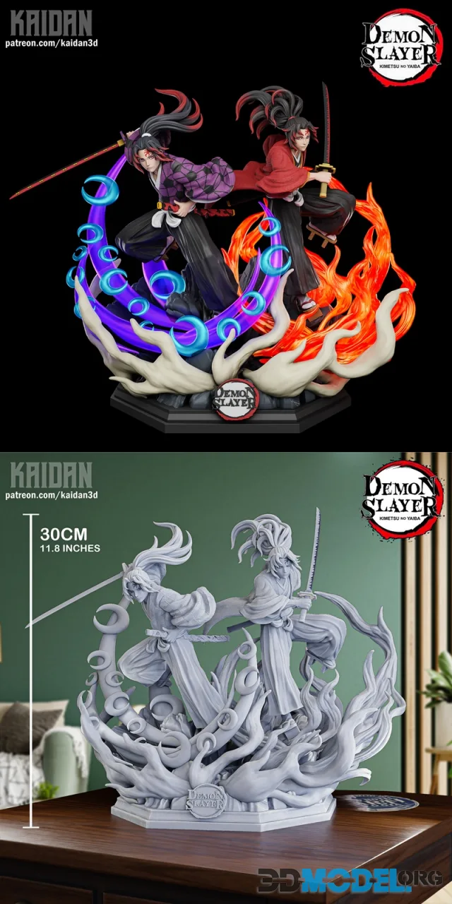 Kaidan - Kokushibo and Yoriichi – Printable