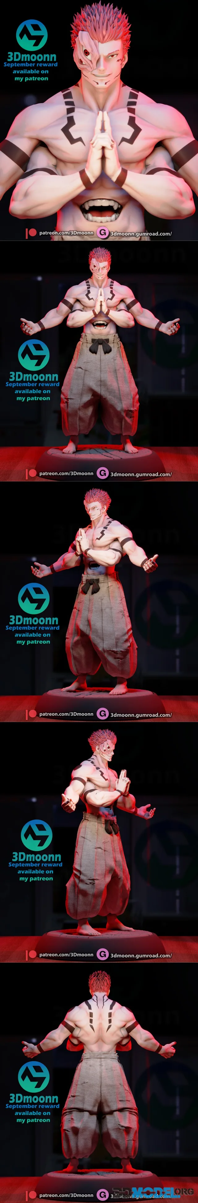 3Dmoonn - Ryomen Sukuna – Printable