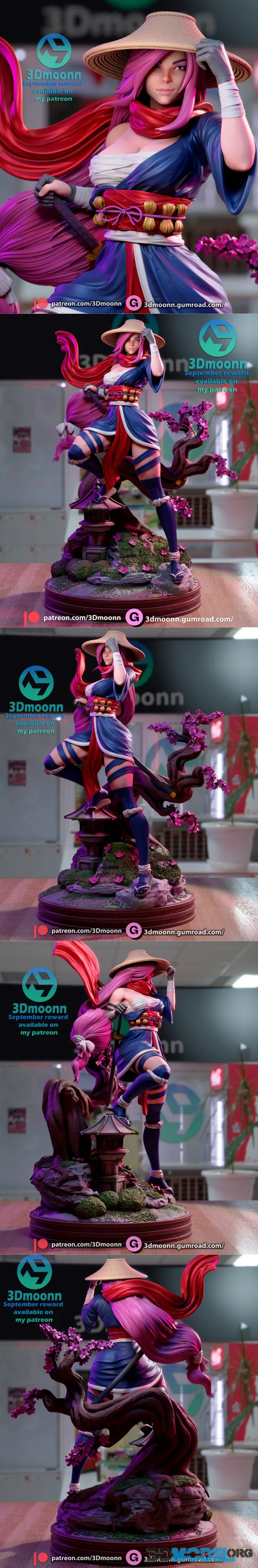 3Dmoonn - Psylocke – Printable