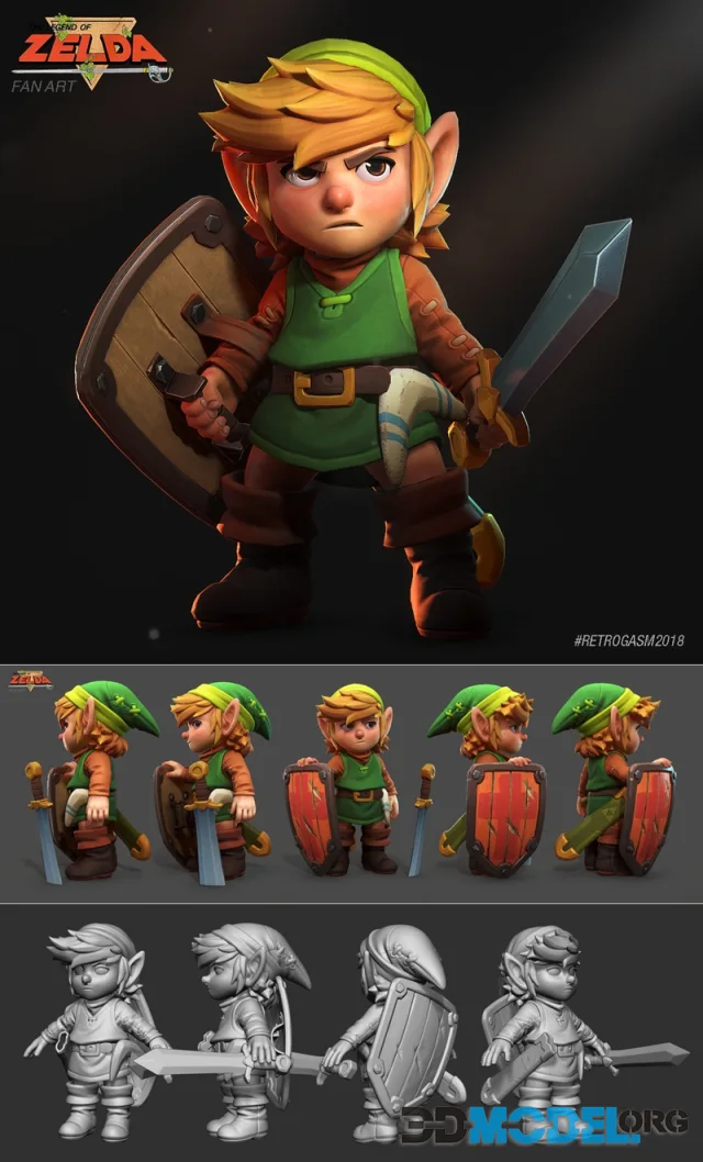 The Legend of Zelda Retrogasm 2018 – Printable