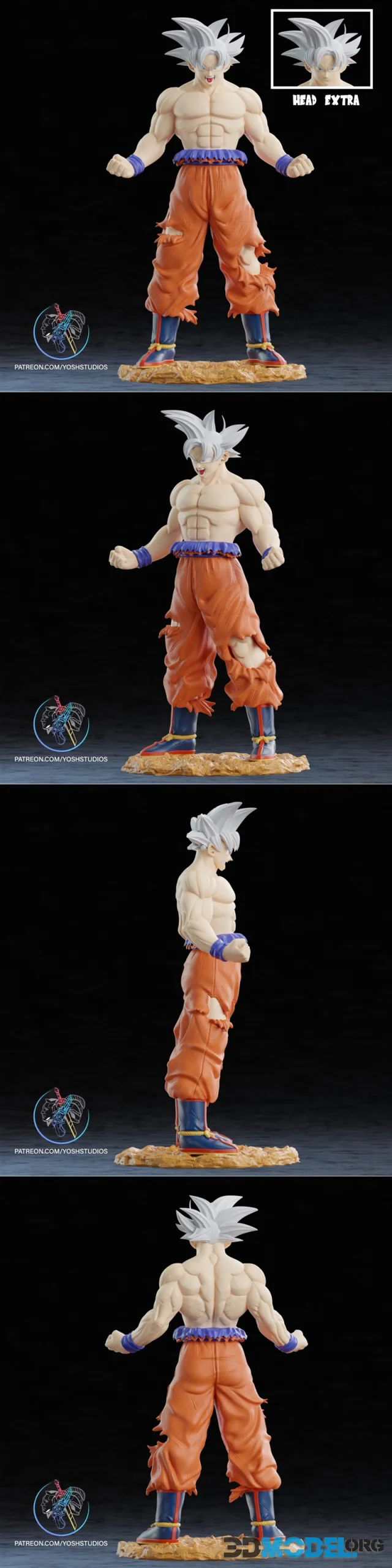 Yosh Studio - Goku UI Life Size – Printable