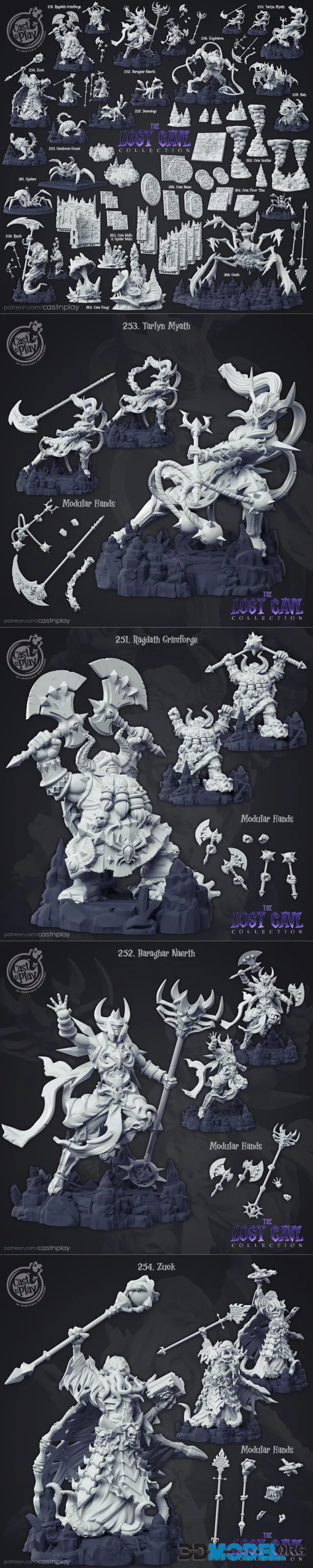 Cast N Play - The Lost Cave – Printable