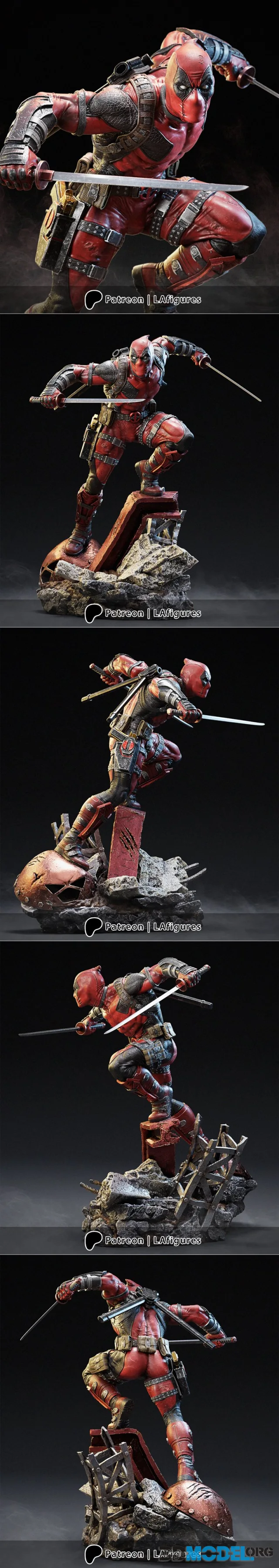 L.A. Figures - Deadpool - Marvel – Printable