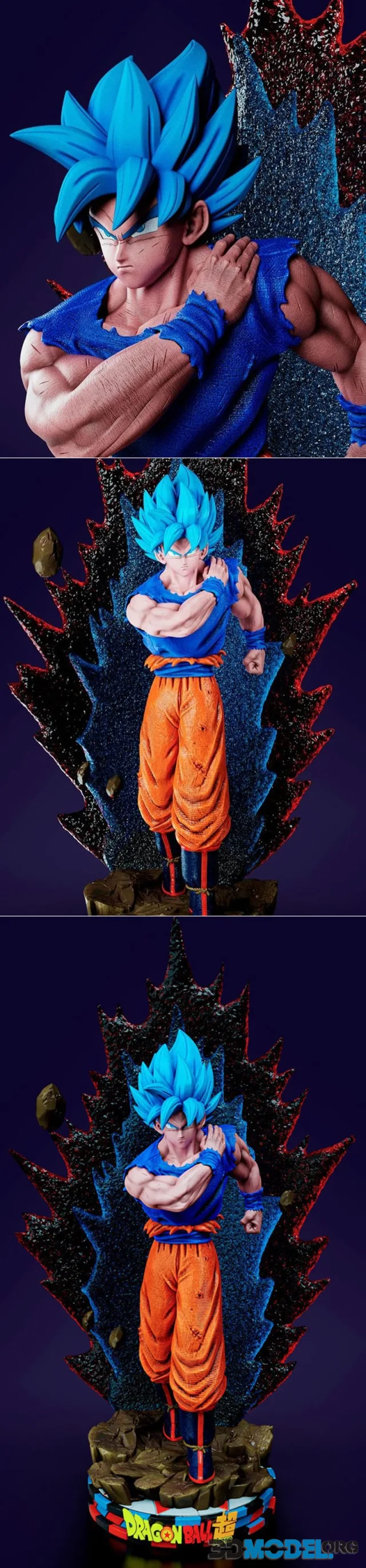 Goku Blue - Jonathan Vogel – Printable