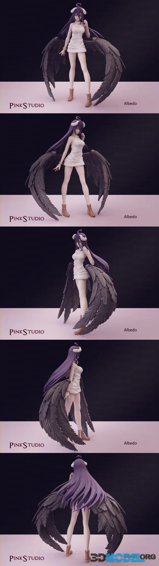 Pink Studio - Albedo Overlord – Printable