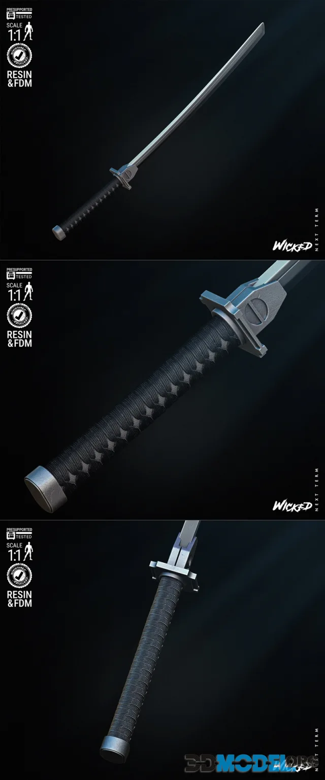 WICKED - Deadpool Katana – Printable