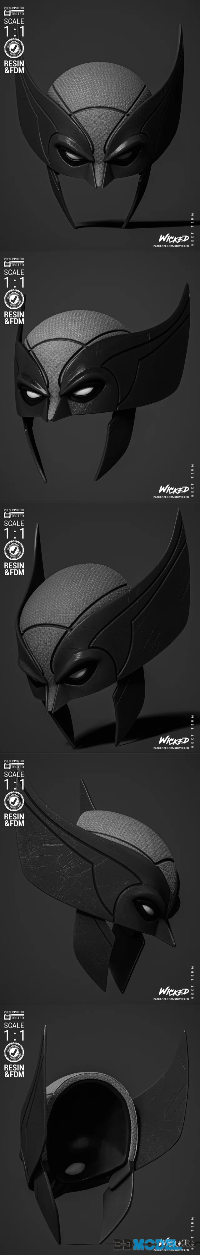 WICKED - Wolverine Cowl – Printable