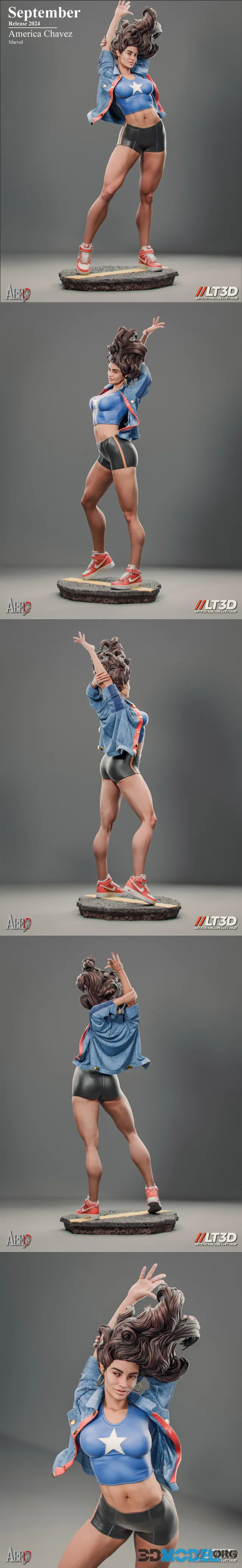 Abe3D - American Chavez – Printable