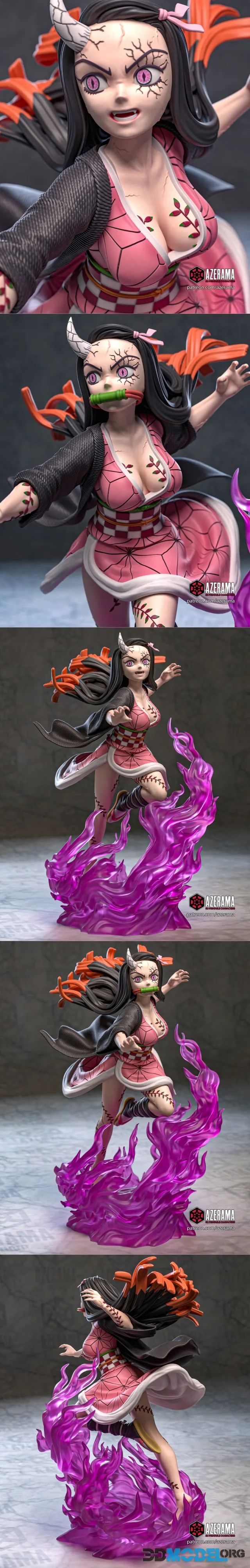 Azerama - Nezuko Demon – Printable
