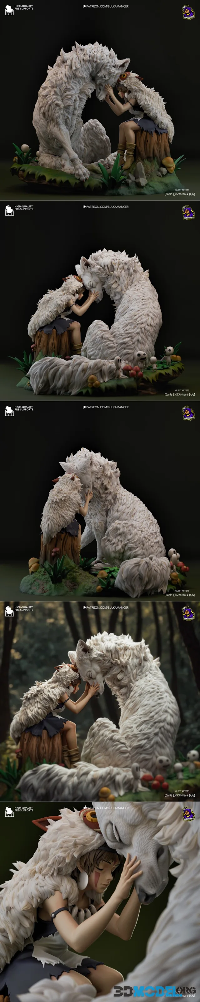 Bulkamancer Sculpts - San (Princess Mononoke) – Printable