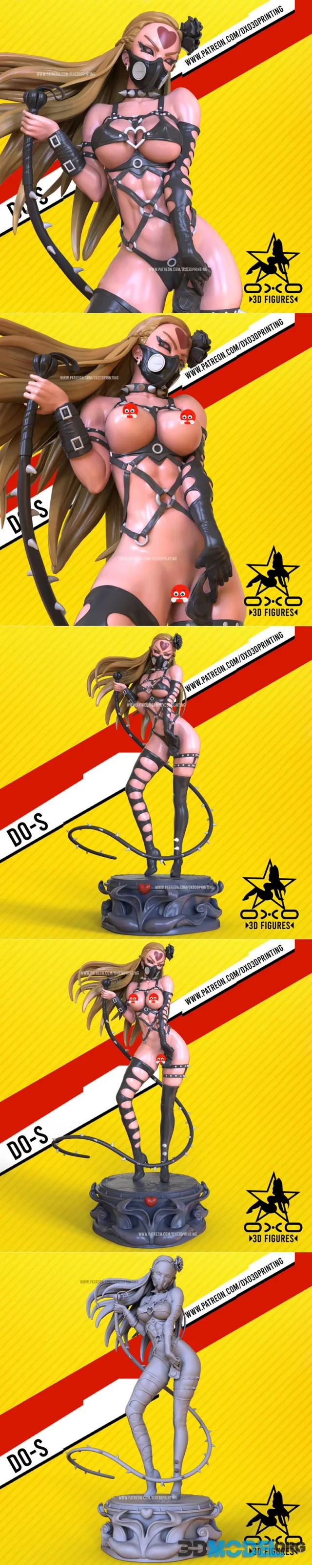 OXO3D Figures - Dos from One Punch Man – Printable