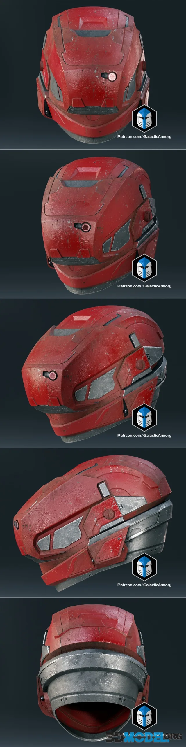 Gungnir Helmet V3 - Galactic Armory – Printable