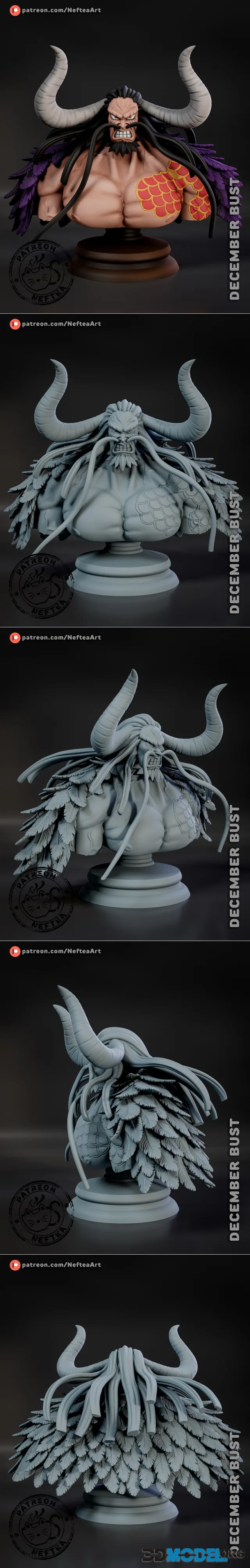 Neftea - Kaido Bust – Printable