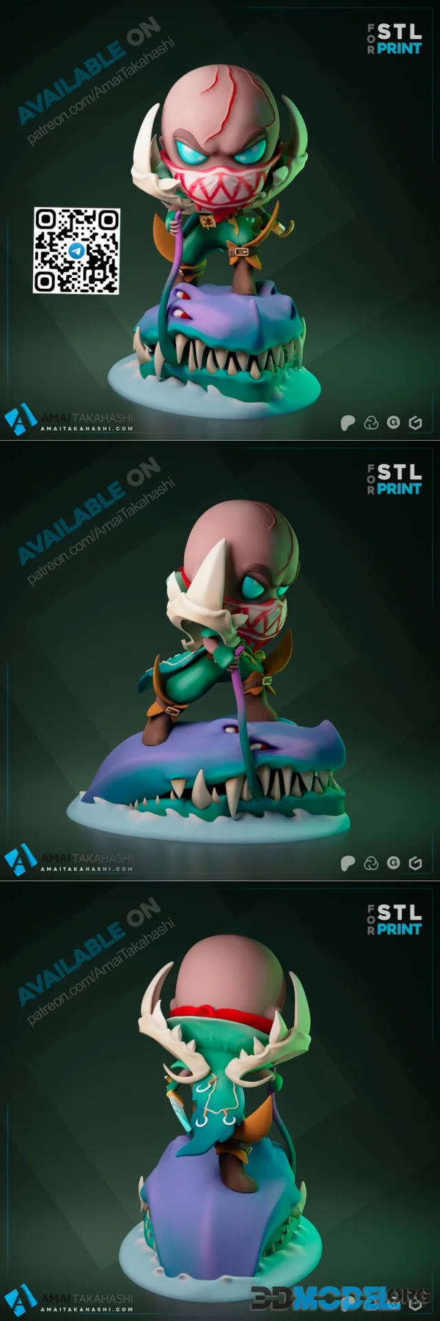 Pyke Chibi I League of Legends – Printable