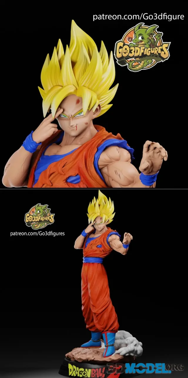 Goku - By Go3DFigures – Printable