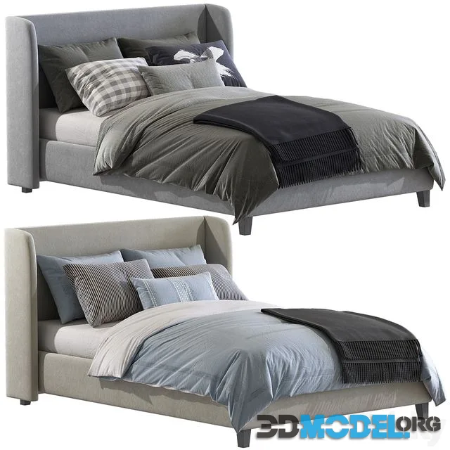 Bed Norbrook Upholstered Low Profile Standard Bed