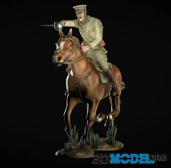 Cavalry charge – WW1 – British