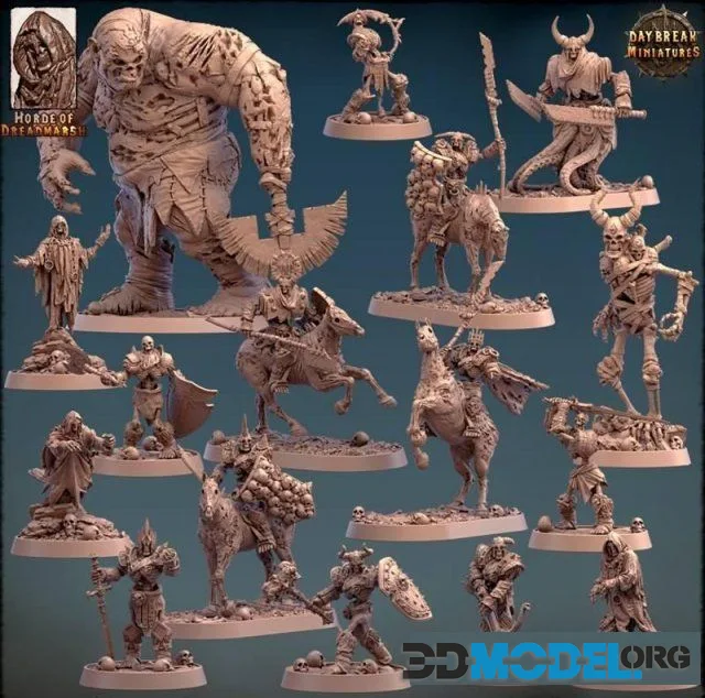 Daybreak Miniatures – Unliving Horde of Dreadmarsh