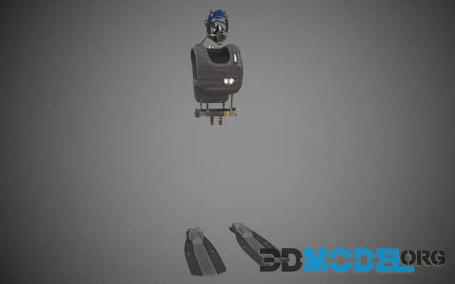 Diving Equipment with Fins (PBR)
