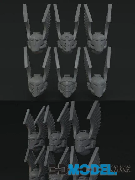 Gloomy Angels Winged Helmet