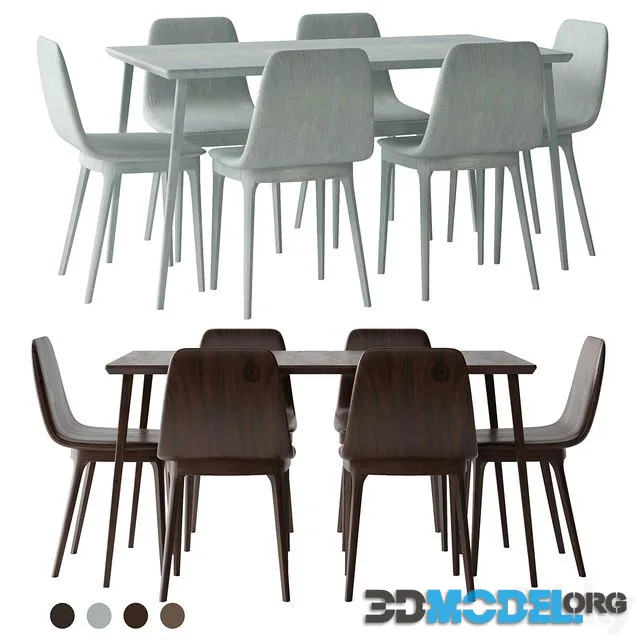 LISABO Table and ODGER Chair ikea