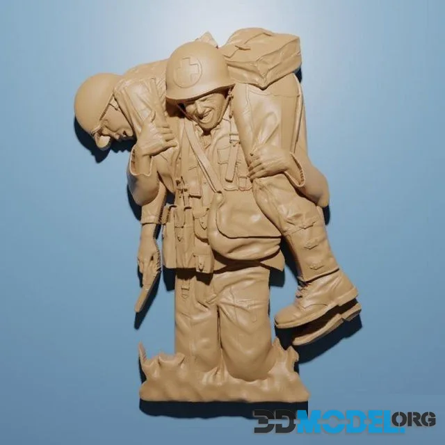 Medic carry soldier